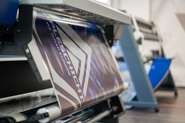 Digitaldruck einer Designfolie